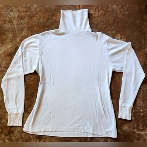 LANDS END Women's lightweight fitted long sleeve turtle neck, XL